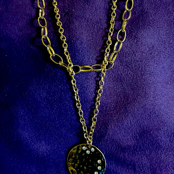 Double chain Good Necklace with Pendant - Picture 4 of 4